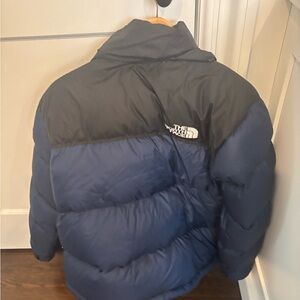 The North Face Black and Navy Bomber Jacket